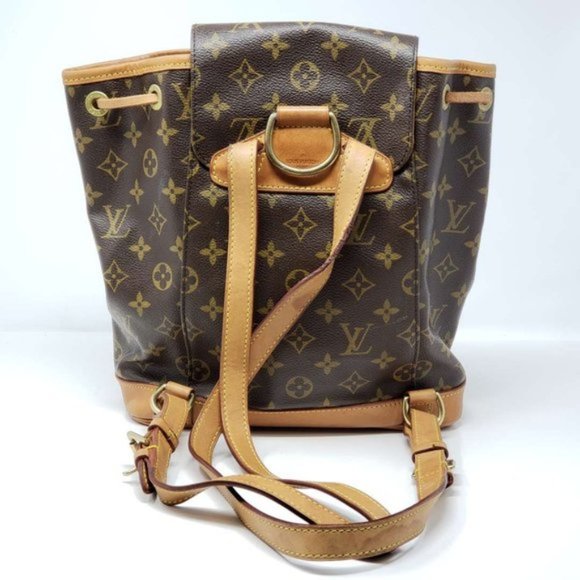 Auth Louis Vuitton Monogram Montsouris PM Backpack - Picture 3 of 16
